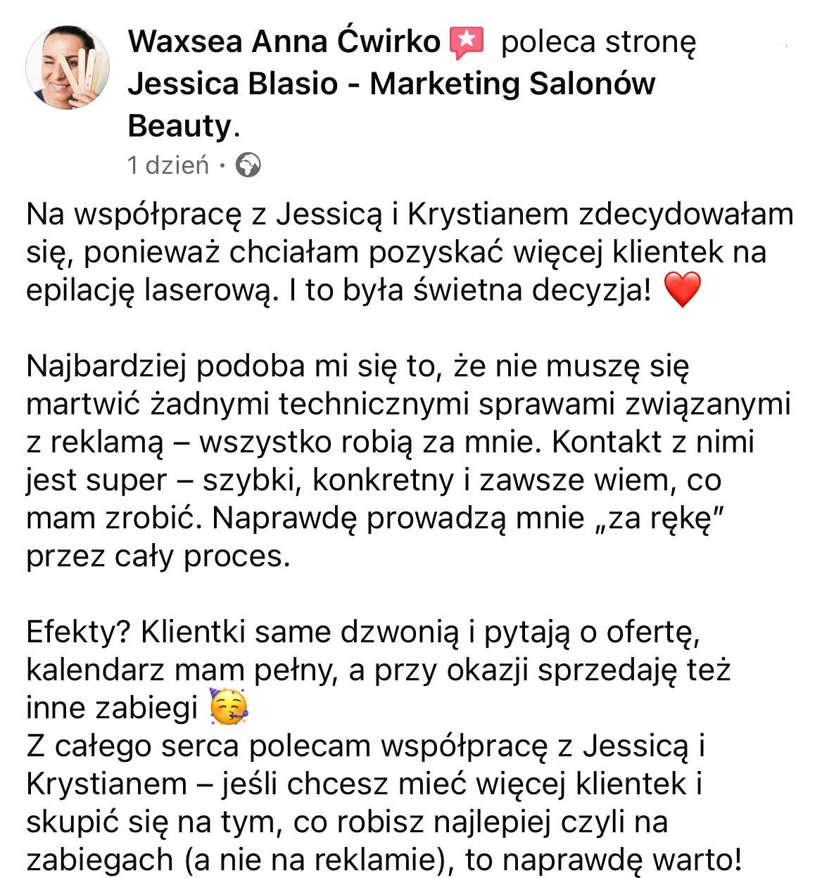 Jessica 1 opinia